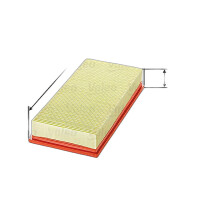 Luftfilter-Einsatz 294 mm - 143 mm VALEO IAM-Expertise...