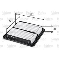 Air filter filter insert 220mm VALEO for LEGACY V