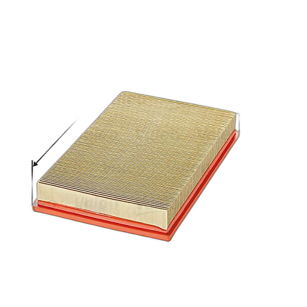 Luftfilter-Einsatz 285 mm - 184 mm VALEO für u.a. OPEL VECTRA