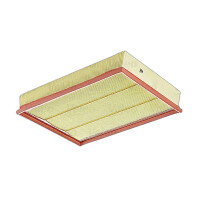 Luftfilter-Einsatz 335 mm - 242 mm VALEO passend für u.a. VOLVO 760