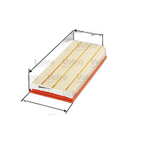 Luftfilter-Einsatz 409 mm - 173 mm VALEO passend für...