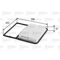Air filter filter insert 310mm VALEO for DAIHATSU TERIOS
