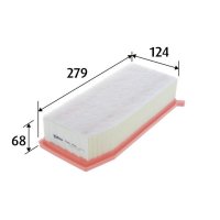 Luftfilter Filtereinsatz 279mm VALEO für RENAULT...