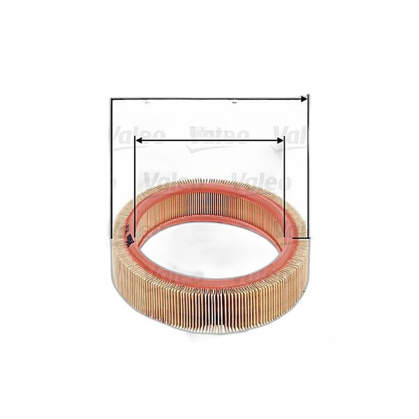 Luftfilter-Einsatz VALEO IAM-Expertise passend für u.a. RENAULT 11