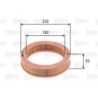 Air filter filter insert VALEO for FIAT 131 (131_)