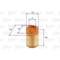 Air filter filter insert VALEO for H-1 /