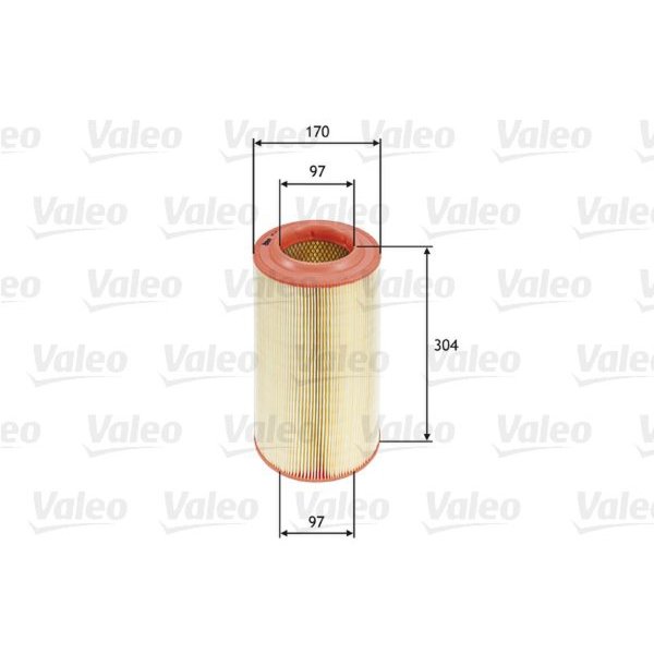 Luftfilter Filtereinsatz VALEO für CITROËN JUMPER II