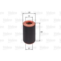 Air filter with pre-filter filter insert VALEO for...