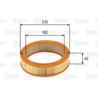 Luftfilter Filtereinsatz VALEO für FIAT 131 (131_)