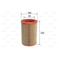 Air filter filter insert VALEO for ALFA ROMEO GIULIETTA