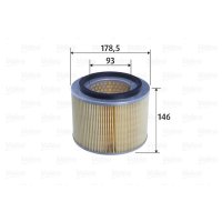 Air filter filter insert VALEO for NISSAN PATROL GR