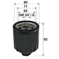 Ölfilter Anschraubfilter VALEO für VW POLO III