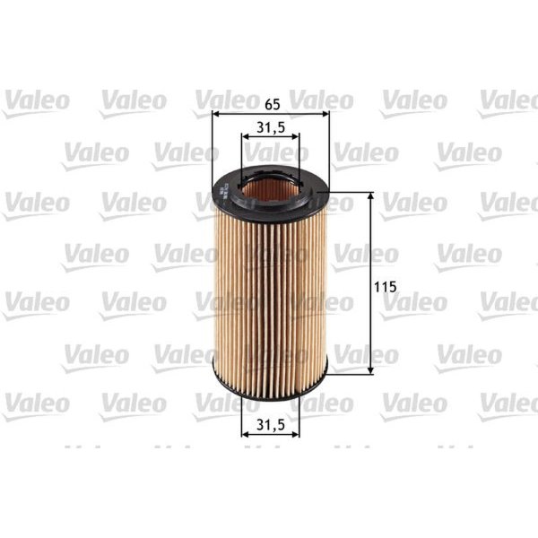 Oil filter insert VALEO for MERCEDES E-CLASS T-Model