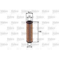 Oil filter with seal filter insert VALEO for MERCEDES...