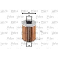 Oil filter filter insert VALEO for BMW 3 Coupe