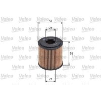 Oil filter insert VALEO for SMART CITY-COUPE (450)
