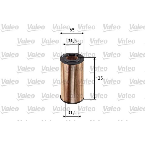 Oil filter insert VALEO for AUDI A4 B7