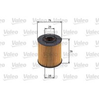 Oil filter insert VALEO for VOLVO S80 I
