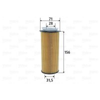 Oil filter insert VALEO for BMW 5 (F10)