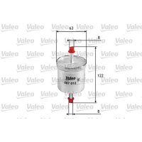 Kraftstofffilter Leitungsfilter VALEO für NISSAN...