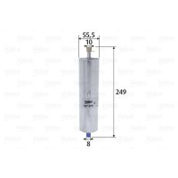 Fuel filter line filter VALEO for AUDI A4 B8