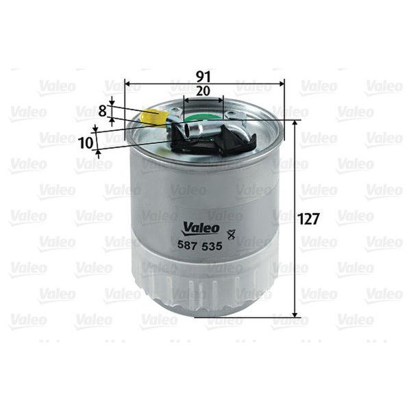 Kraftstofffilter Leitungsfilter VALEO für MERCEDES SPRINTER 3,5-t