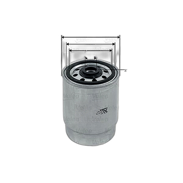 Fuel Filter screw-on filter Ø 84 mm VALEO suitable for e.g. VOLVO V70