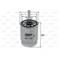 Kraftstofffilter Anschraubfilter VALEO für VOLVO S60 I