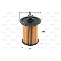 Fuel filter filter insert VALEO for RENAULT MASTER II