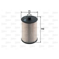 Fuel filter filter insert VALEO for VOLVO XC90 I