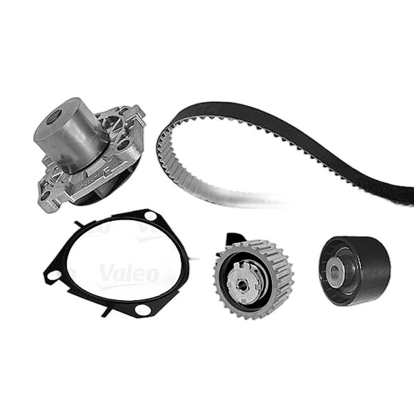 Wasserpumpe Zahnriemensatz 194 Zähne 1 Riemen VALEO für u.a. FIAT DOBLO