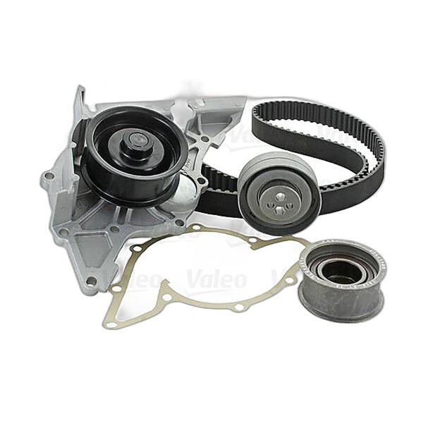 Wasserpumpe Zahnriemensatz 253 Zähne 1 Riemen VALEO für u.a. AUDI A6