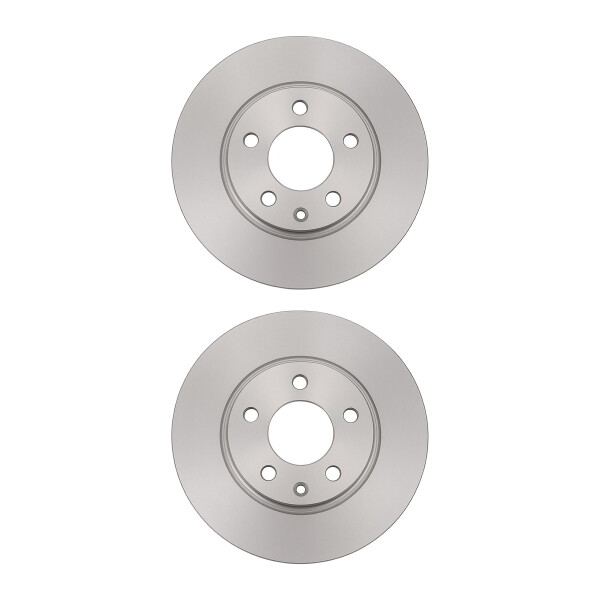 2 Brake Discs rear axle full Ø 70 mm 12 mm VALEO for e.g. ALFA ROMEO 159