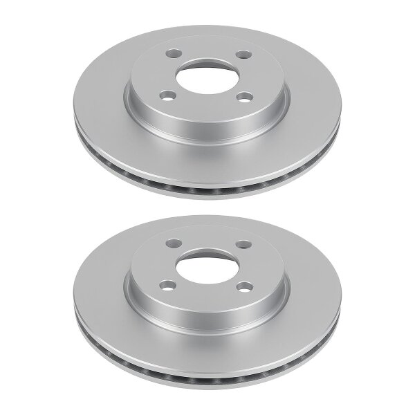 2 Brake Discs rear axle full Ø 68 mm 10 mm VALEO for e.g. VW SHARAN