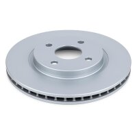 2 Brake Discs rear axle full Ø 64 mm 10 mm VALEO...