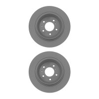 2 Bremsscheiben hinten voll Ø 80 mm 10 mm VALEO...