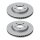 2 Bremsscheiben Vorderachse belüftet Ø 72 mm 25 mm VALEO für u.a. MAZDA 3