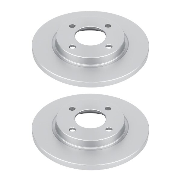 2 Brake Discs rear full Ø 67 mm 10 mm VALEO for e.g. MERCEDES-BENZ E-CLASS