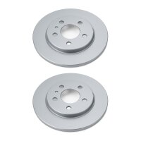 2 Bremsscheiben Vorderachse voll Ø 67 mm 12 mm...