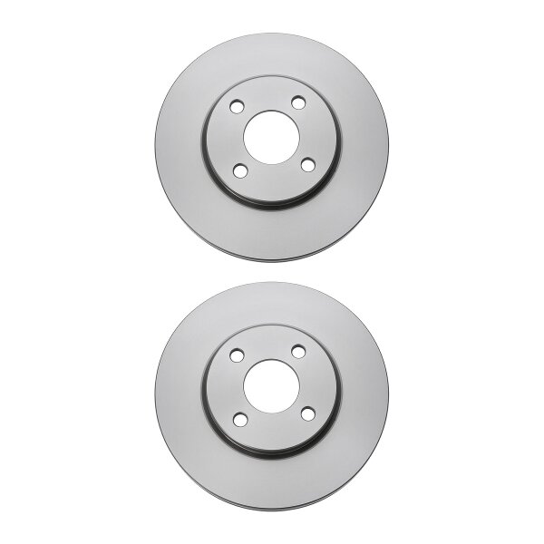 2 Brake Discs rear axle full Ø 71.1 mm 12 mm VALEO for e.g. DS 4