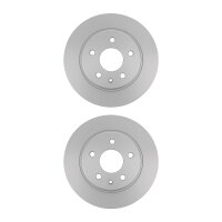 2 Brake Discs rear full Ø 63.6 mm 12 mm VALEO for...