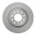 2 Brake Discs rear axle full Ø 68 mm 12 mm VALEO for e.g. AUDI A6