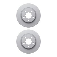 2 Brake Discs rear axle full Ø 68 mm 12 mm VALEO...
