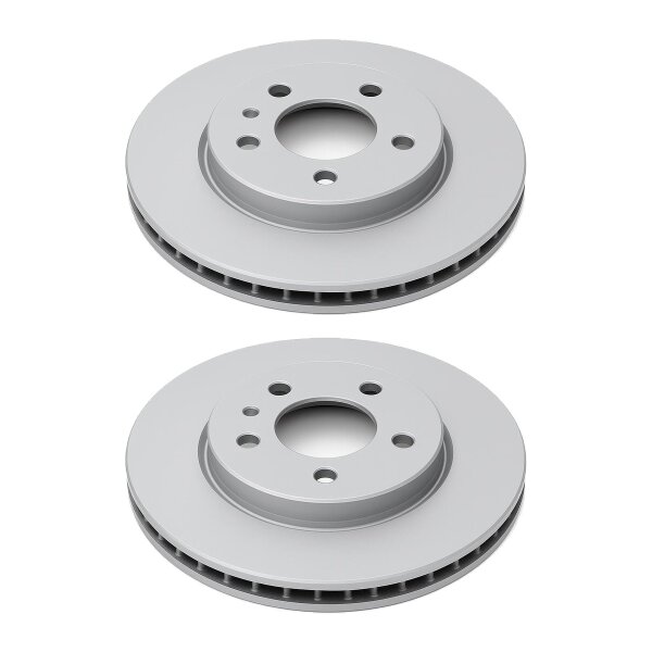 2 Brake Discs rear axle ventilated Ø 65 mm 22 mm VALEO for e.g. VW TIGUAN