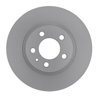 2 Brake Discs rear axle full Ø 65 mm 10 mm VALEO...