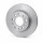 2 Brake Discs rear axle full Ø 65 mm 12 mm VALEO for e.g. SKODA OCTAVIA