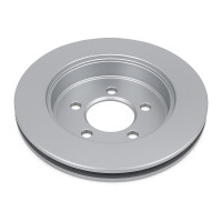 2 Brake Discs rear axle full Ø 75 mm 11 mm VALEO...