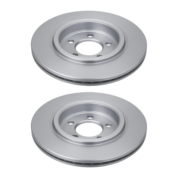 2 Brake Discs rear axle full Ø 75 mm 10 mm VALEO for e.g. BMW 3 Series
