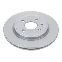 2 Brake Discs rear axle full Ø 68 mm 13.5 mm VALEO...