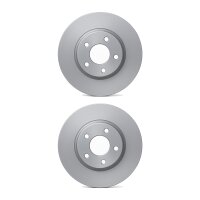 2 Brake Discs rear axle full Ø 64 mm 12 mm VALEO...